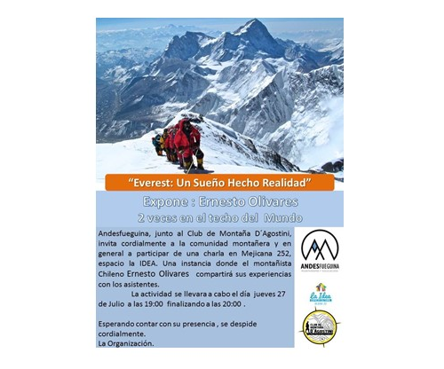 Charla Motivacional "Everest: Un Sueño Hecho Realidad"